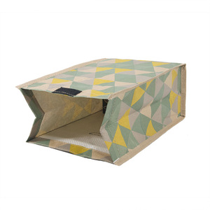 Bolsas de papel Tyvek compostables reutilizables ecológicas 100% embalaje de alimentos biodegradable carta de logotipo personalizado para el almuerzo para llevar - Product Image 2