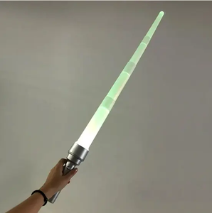 Neue Regenbogen Lasers chwert erweiterbare leuchtende Spielzeug Flash <span class=keywords><strong>Wand</strong></span> LED Kids Party - Product Image 5