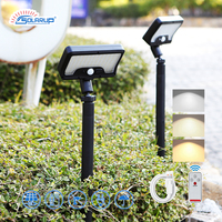 Lampu Taman Tenaga Surya Solarup IP65 Tahan Air dengan Sensor Gerak LED untuk Jalur Taman