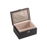 Boîte de rangement de luxe en similicuir PU, étui organisateur personnalisé, boîte Faraday anti-RFID pour téléphone, montre connectée, clé de voiture