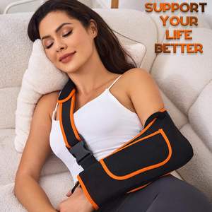 Attelle de bras portable pour blessure à l'épaule, ceinture de maintien ajustable, immobilisateur d'épaule, sangle de soutien en maille respirante, prêt pour le voyage - Product Image 3