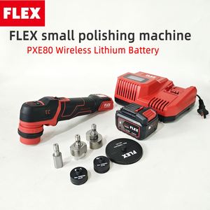 <span class=keywords><strong>Polisseuse</strong></span> miniature au lithium-ion <span class=keywords><strong>FLEX</strong></span> PXE80 pour voitures, plateau de 1 "/3", 5000 tr/min, batterie 4,0 A - Product Image 2
