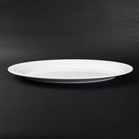 Assiettes de table modernes en mélamine grand format, incassables et sans formaldéhyde, pour restaurants – Vente chaude