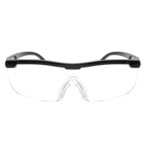 Tv8801 Reading Glasses 1.8x Magnification Pc Lens Blue Light Protection Unisex Transparent <b>Black</b> <b>Frame</b> - Product Image 1