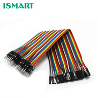 Câbles de pontage pour planche à pain I-SMART 20CM, longueur de fil au choix, kit de câbles Dupont assorti, mâle à mâle, câble ruban multicolore