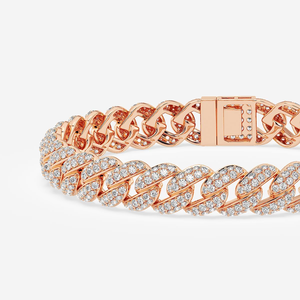 Pulsera de Eslabones Cubanos con Diamantes Cultivados en Laboratorio de 6.14 CTW, 7 Pulgadas, Joyería Elegante y Brillante para Mujer - Product Image 3