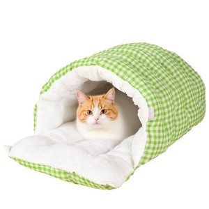 Enclosed cat <b>bed</b> for kittens, warm and secure in winter, new style cat hole winter sleeping mat, new thickened sleeping bag - Product Image 2