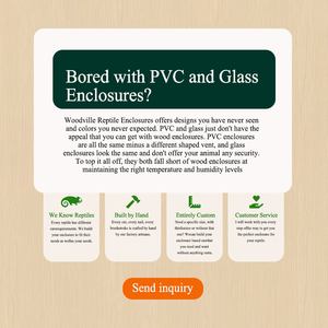 Woodville populaire Duralble <span class=keywords><strong>MDF</strong></span> verre trempé Reptile <span class=keywords><strong>Terrarium</strong></span> grand <span class=keywords><strong>Terrarium</strong></span> Reptile enceinte - Product Image 2