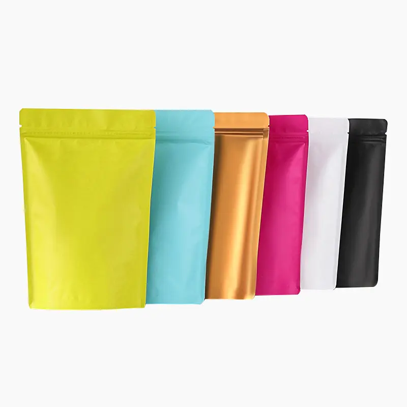 Sacchetto a fondo piatto personalizzato sacchetto di imballaggio della valvola dell'aria in plastica a prova di umidità per stampa rotocalco LDPE per alimenti secchi