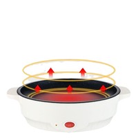 Plaque de cuisson électrique antiadhésive sans fumée, mini barbecue portable, plaque Teppanyaki électrique à usage unique