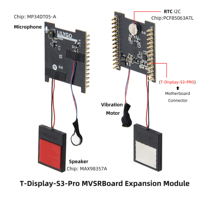 LILYGO T-Display-S3-Pro MVSRBoard Erweiterungsmodul RTC I2C Lautsprecher Vibrationssteuerung Audio-Sprachsteuerungs-Kits