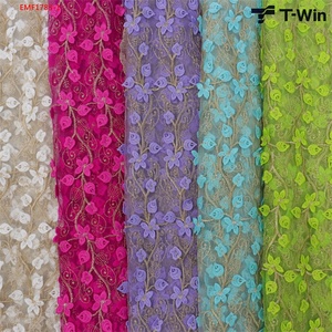 Telas bordadas al por mayor de China se pueden personalizar colores Tela De Encaje Bordado Cultura <span class=keywords><strong>Maya</strong></span> Vestidos Decoración Tela De Encaje - Product Image 2