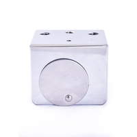Cerradura de Rodillo para Puerta Enrollable Valor RSD3P de Latón Sólido, Ideal para Almacenes y Garajes, Color Plateado, 60mm, Gran Venta 2024