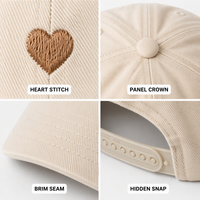 Casquette de papa personnalisée en coton doux non structuré à bord incurvé avec broderie, vente en gros, 6 panneaux