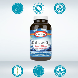 Aceite de hígado de bacalao puro OEM Suplementos de vitamina E Cápsulas de aceite de hígado de bacalao Cápsulas blandas Aceite de hígado de bacalao orgánico - Product Image 4