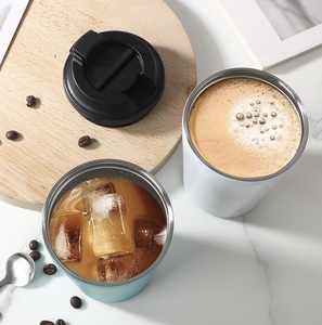 Bsbh Tùy Chỉnh Lật Nắp 12Oz Tái Sử Dụng Ly Thép Không Gỉ Cách Nhiệt Chân Không Cốc Cà Phê Cho Văn Phòng Cafe Quà Tặng - Product Image 5