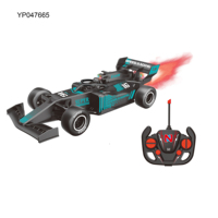 Coche de Carreras RC de Doble Color 1:18 6CH 40MHZ con Control Remoto por Pulverización, Listo para Usar en Interiores y Exteriores
