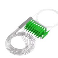 Mini divisor de PLC de alta calidad 1x16 SC/APC/SC/UPC conector 1x4/1x8/1x2 Mini tubo de acero para 4G/3G GSM POE SDK GPRS TCP/IP