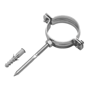 Collare per Tubi in PVC Zincato da 75 mm, Fascetta Stringitubo in Acciaio, Supporto Personalizzato OEM - Product Image 1