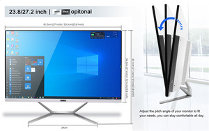 Hystou tất cả trong một PC với cảm ứng điện dung Màn hình LCD Win 10 11 mini máy tính để bàn - Product Image 4