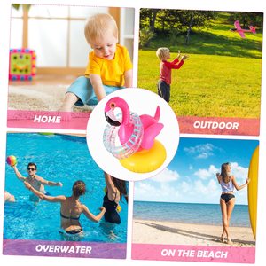 Inflatable PVC <span class=keywords><strong>Flamingo</strong></span> Vòng quăng trò chơi cho trẻ em-Hồ bơi sử dụng - Product Image 3