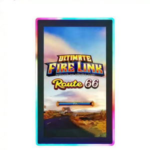 Kapasitif dokunmatik monitör LED ışık çevreleyen POG/yangın bağlantısı için 27 inç kavisli bar şerit çalışma - Product Image 3