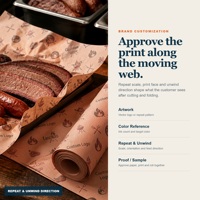 Papier d'emballage pour viande BBQ, feuille de service anti-graisse, emballage pour viande fumée, fabricant et fournisseur