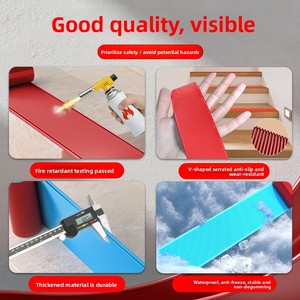 Bandes antidérapantes autocollantes en PVC et dalles de sol pour escaliers, pentes et rampes - Sécurité domestique et commerciale - Product Image 3