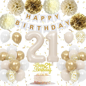 Decoraciones <span class=keywords><strong>de</strong></span> <span class=keywords><strong>Cumpleaños</strong></span> Número <span class=keywords><strong>30</strong></span> <span class=keywords><strong>para</strong></span> <span class=keywords><strong>Mujer</strong></span>, Globos <span class=keywords><strong>de</strong></span> Látex Rosa Pálido Retro, Pancarta <span class=keywords><strong>de</strong></span> Feliz <span class=keywords><strong>Cumpleaños</strong></span> Número <span class=keywords><strong>30</strong></span>, Decoración <span class=keywords><strong>para</strong></span> <span class=keywords><strong>Pastel</strong></span> y Fiesta - Product Image 2