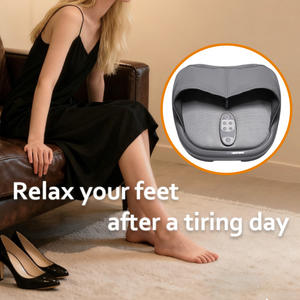 Máquina de masaje de pies de terapia Shiatsu para oficina en casa, masajeador de pies infrarrojo de amasado profundo relajante con calor para comodidad - Product Image 6