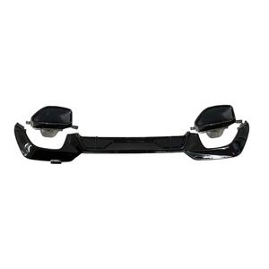 ABS difusor trasero con negro de escape para <span class=keywords><strong>BMW</strong></span> <span class=keywords><strong>M</strong></span> <span class=keywords><strong>G20</strong></span> <span class=keywords><strong>330i</strong></span> M325I M330I 2019-2020 - Product Image 2