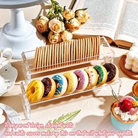 Présentoir à Gâteau Pop Acrylique Simple Personnalisable, 6 Pièces, Plateaux, Magasin, Fête d'Anniversaire, Mariage