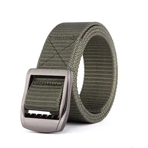 8224 Fashion Custom Off Woven Nylon Fabric Belt For Men Bulk In Sale