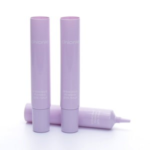Tube en plastique mini de 20 ml en gros avec tête de buse vide pour sérum de soin de la peau, crème cosmétique pour les yeux, conteneur de couleur violette - Product Image 3