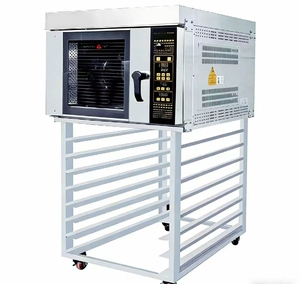 Nueva Estufa Eléctrica de Aire Caliente con Cinco Bandejas, Rejilla y Bandeja para Hornear, Multifuncional, de Acero Inoxidable, con Control Táctil Automático, para <span class=keywords><strong>Uso</strong></span> en Panadería y Maíz - Product Image 1