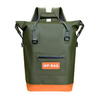 Sac à dos étanche à enroulement, sac à dos étanche en PVC, sac à dos de camping flottant, sac étanche de pêche