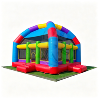Château gonflable commercial avec auvent, grand château gonflable d'extérieur pour les fêtes d'enfants, location de terrain de jeux