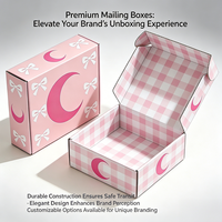 Boîtes d'expédition personnalisées pour produits de beauté et de soins personnels, écologiques, avec logo personnalisé, pelliculage mat, protection renforcée, en papier noir sur mesure