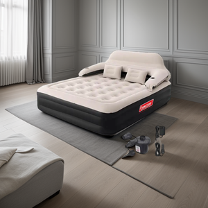 Colchón de Aire de Presión Automática con Bomba Muebles para el Hogar Cama Inflable Tamaño King - Product Image 1