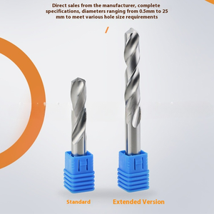 Fabriek Directe Levering Van 80Mm Lange Integrale Wolfraam Staal Rechte Boor Harde Legering Verlengde Wugang Twist Bits 1-9 * Tota - Product Image 4