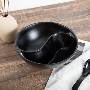 ブラックフロストマンダリンダックメラミン食器シンプルなクッキングボウル麺とサラダボウル和風 - Product Image 2