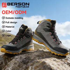 <span class=keywords><strong>Botas</strong></span> <span class=keywords><strong>de</strong></span> Senderismo Impermeables <span class=keywords><strong>de</strong></span> Gamuza y Goma <span class=keywords><strong>de</strong></span> Alta Calidad para Hombre y <span class=keywords><strong>Mujer</strong></span>, con Cordones, para <span class=keywords><strong>Montaña</strong></span> y Actividades al Aire Libre - Product Image 1