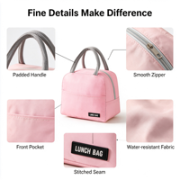 Sacs isothermes portables pour pique-nique, sacs à lunch bento pour enfants, en aluminium, imperméables, personnalisés, vente en gros