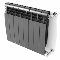 Radiateur hydronique en aluminium moulé sous pression, chauffage domestique à haute efficacité pour applications résidentielles intérieures de chauffage central