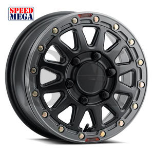 ล้อแม็กซ์ออฟโรดขอบลึก 17-24 นิ้ว R17 6X139.7 5X127 6X150 4X4 สำหรับรถยนต์ รถบรรทุก อลูมิเนียมอัลลอย ET 30มม.-40มม. 5x114.3 สีดำด้าน - Product Image 1