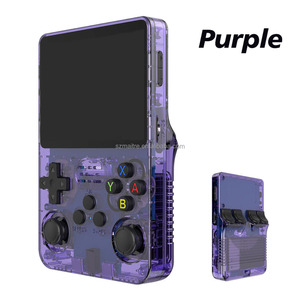 Consola de videojuegos <span class=keywords><strong>retro</strong></span> R36s al por mayor, sistema Linux, Joystick Hall 3D, pantalla de 3,5 pulgadas, 10000 juegos integrados, consola de juegos portátil - Product Image 2
