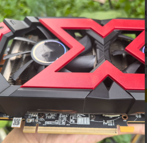 การ์ดจอ RX 580 8GB GDDR5 GPU 2048SP พัดลมคู่ แผ่นปิดด้านหลังแบบเต็ม DVI 3DP รองรับการแสดงผลหลายหน้าจอ สำหรับเล่นเกมบนพีซี ความละเอียด 1080P 2K - Product Image 5