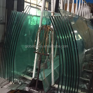 OEM Verre de bâtiment de sécurité trempé trempé incurvé courbé transparent de 6mm 8mm 10mm - Product Image 3