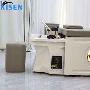 KISEN Mobilier de Salon Professionnel Moderne : Bac à Shampooing Portable, Lit de Lavage Capillaire, Table de Massage, Lit de Spa Capillaire, Équipement de Beauté - Product Image 5