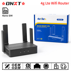 Router DNXT 4G de 2.4GHz Cat4 300Mbps, router wifi 6 mini, router 4G LTE con puerto Tipo-C, batería de 3000mAh, con ranura para tarjeta SIM, para uso laboral. - Product Image 1